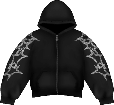 XA$ Black ink zipper